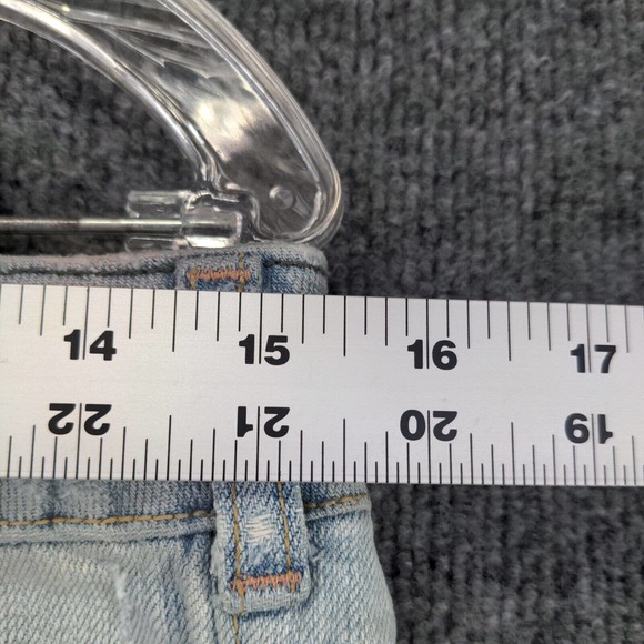 Vigoss Womens Jean Shorts Blue Size 9 Denim 5 Pocket Cotton Blend - Picture 4 of 16